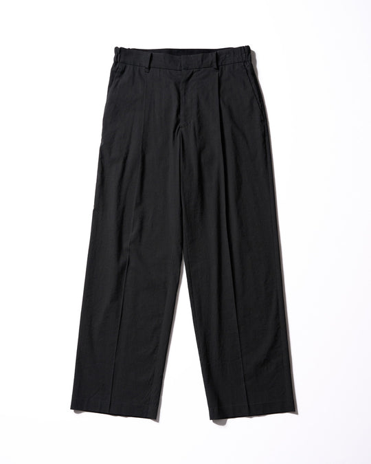 viscose linen semi-wide slacks