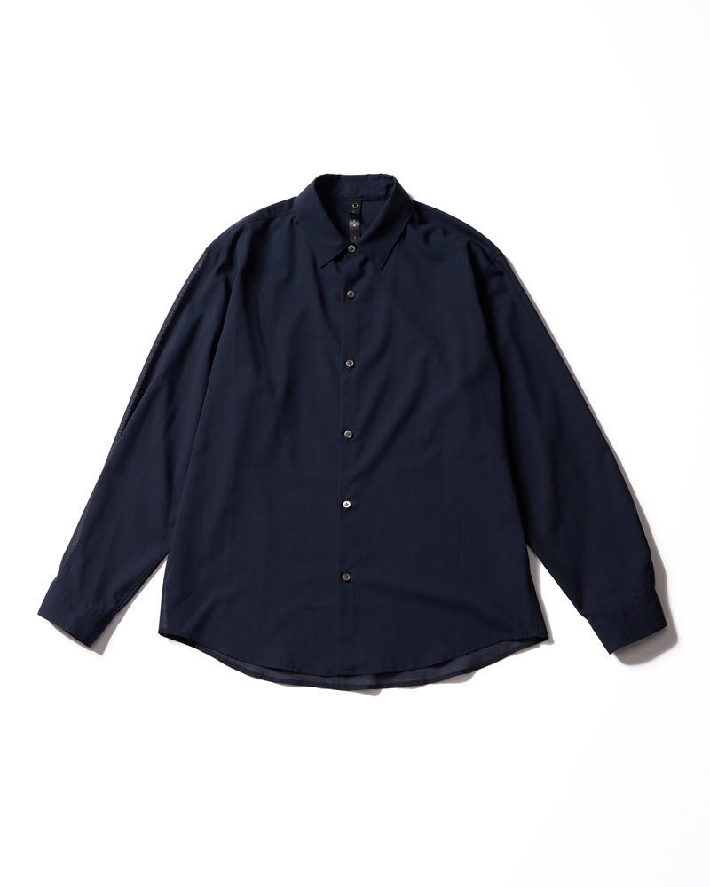 airy wool voile shirt