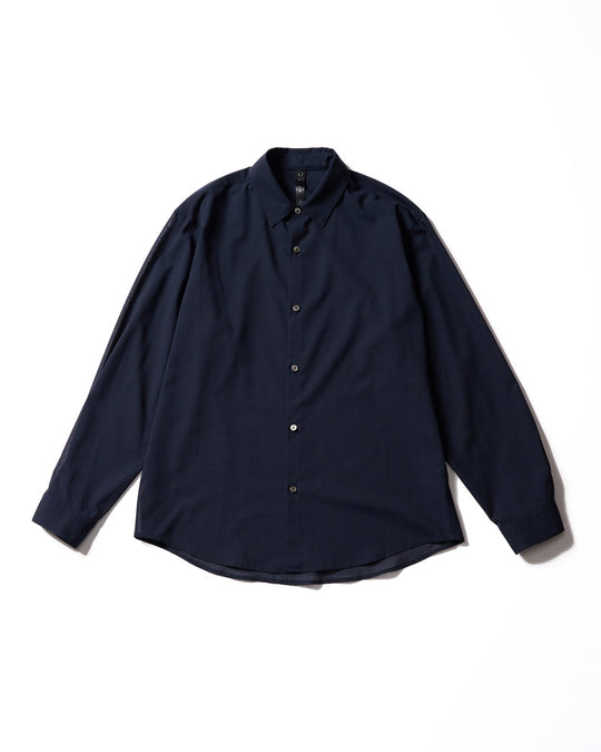 airy wool voile shirt