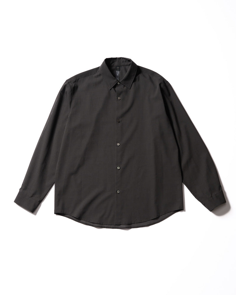 airy wool voile shirt