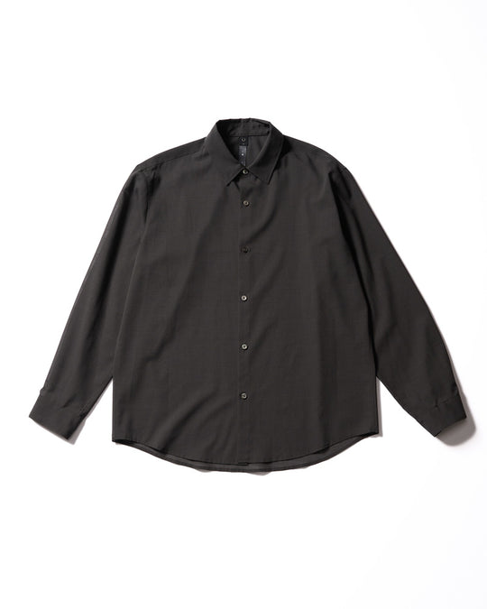 airy wool voile shirt