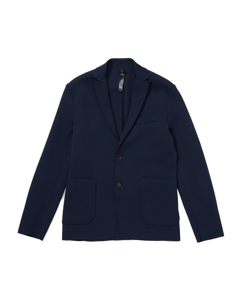 function knit jacket (jacquard check)