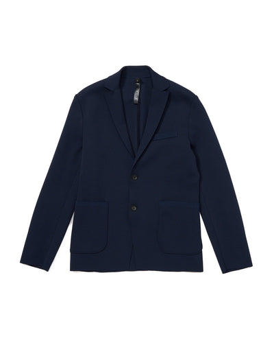 function knit jacket (jacquard check)