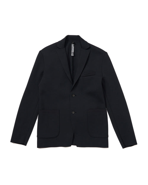 function knit jacket (jacquard check)