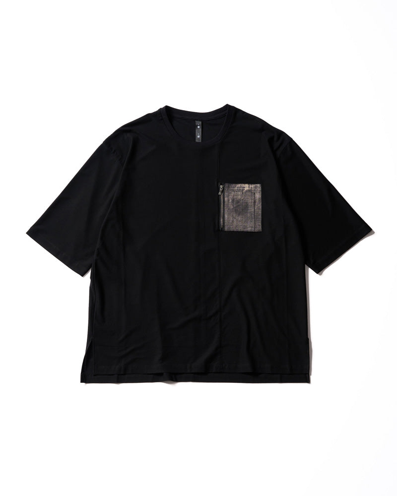 contrast pocket pull-over