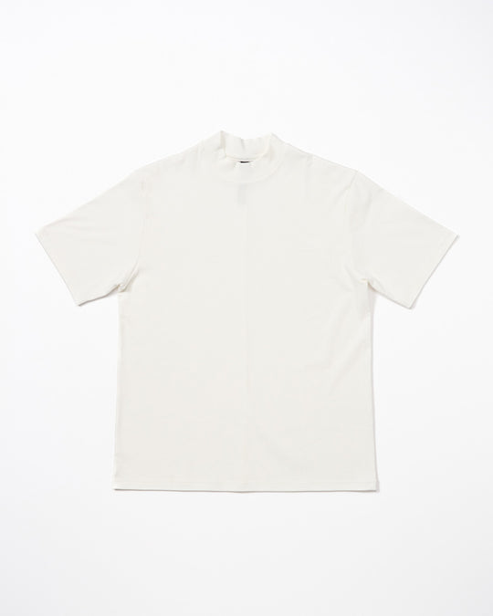 luxury cotton mock neck S/S