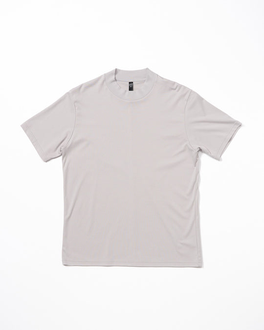 luxury cotton mock neck S/S