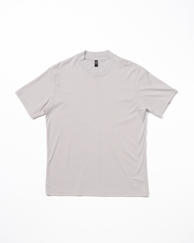 luxury cotton mock neck S/S