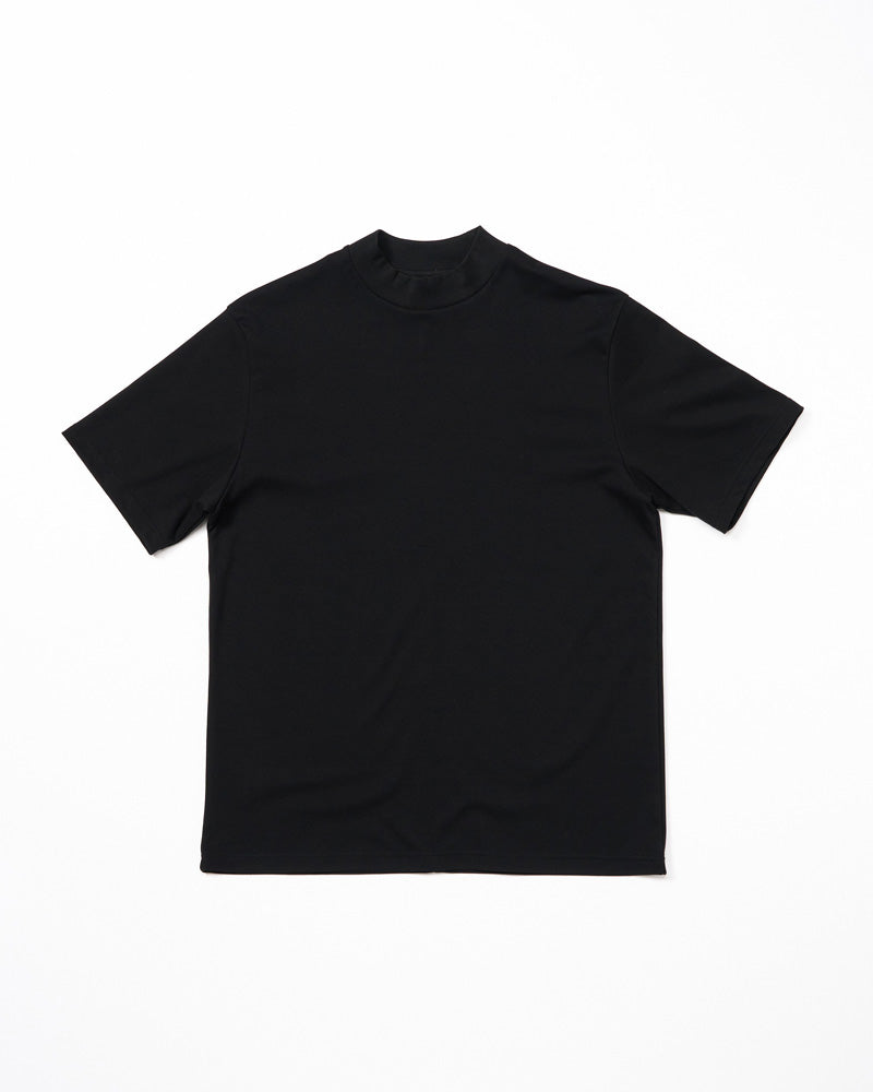 luxury cotton mock neck S/S
