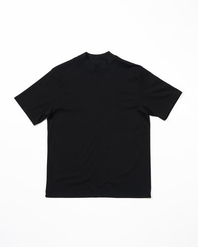 luxury cotton mock neck S/S