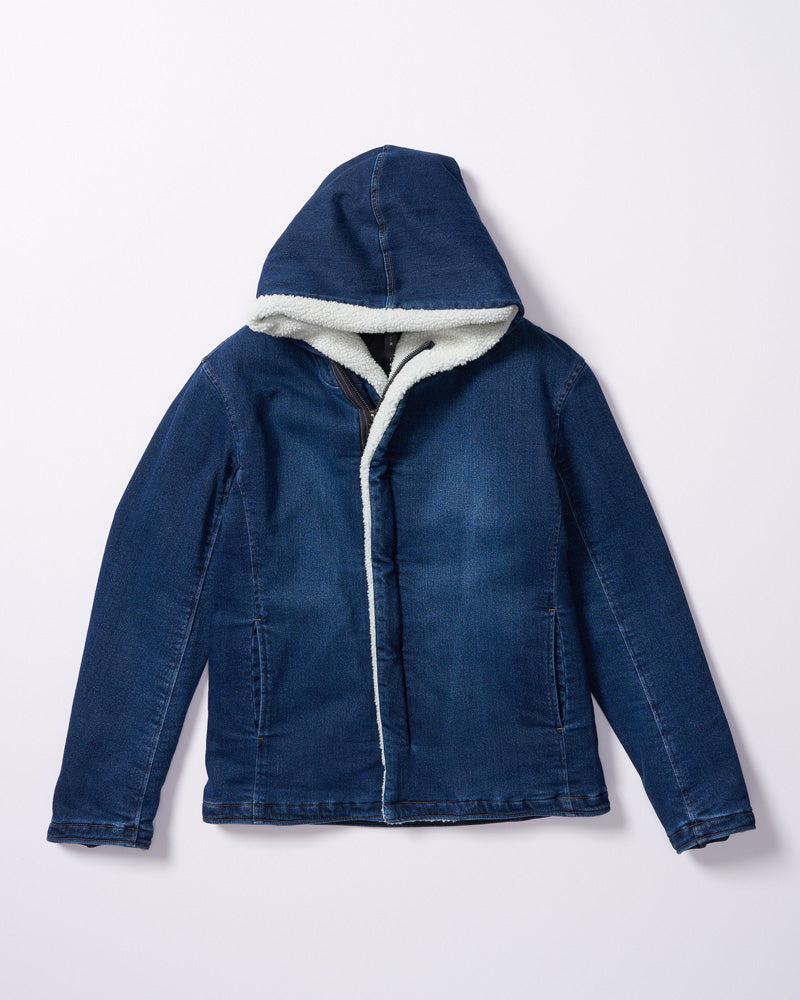 denim jersey hooded riders
