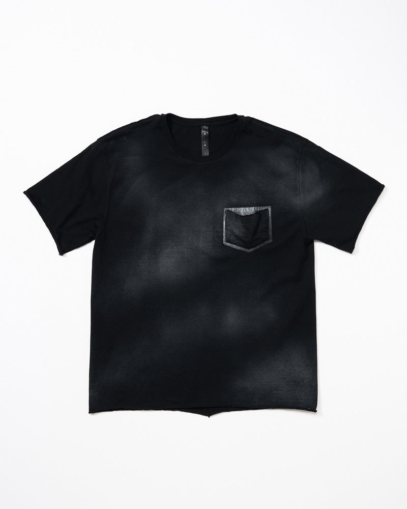 spray dye leather pocket-T