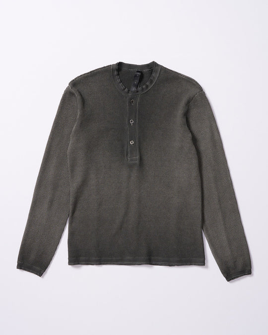 waffle henley L/S