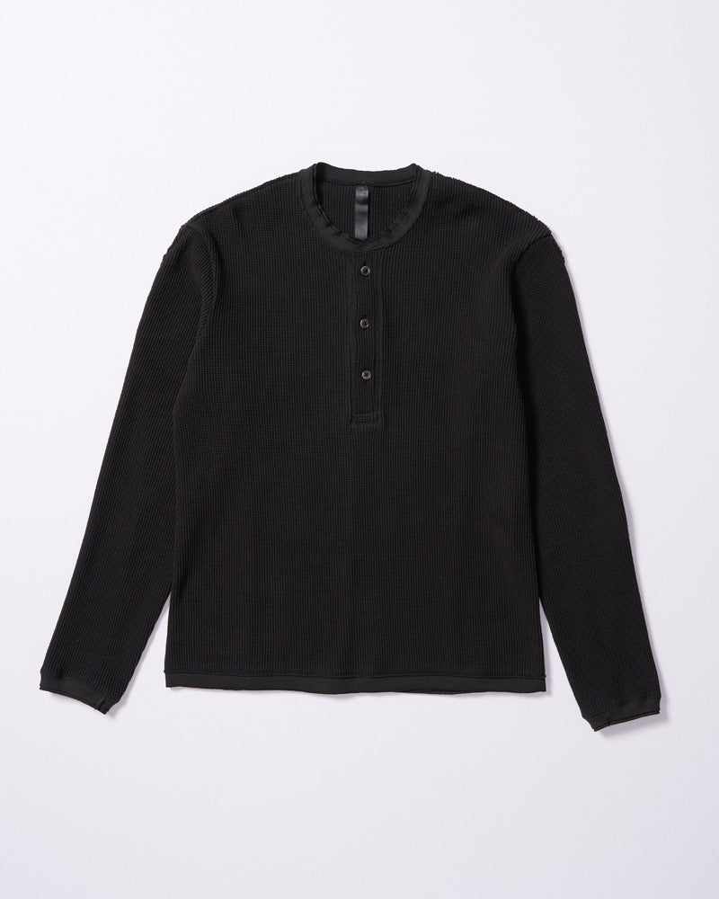 waffle henley L/S