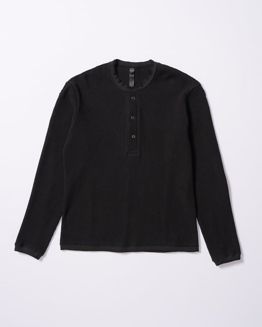waffle henley L/S