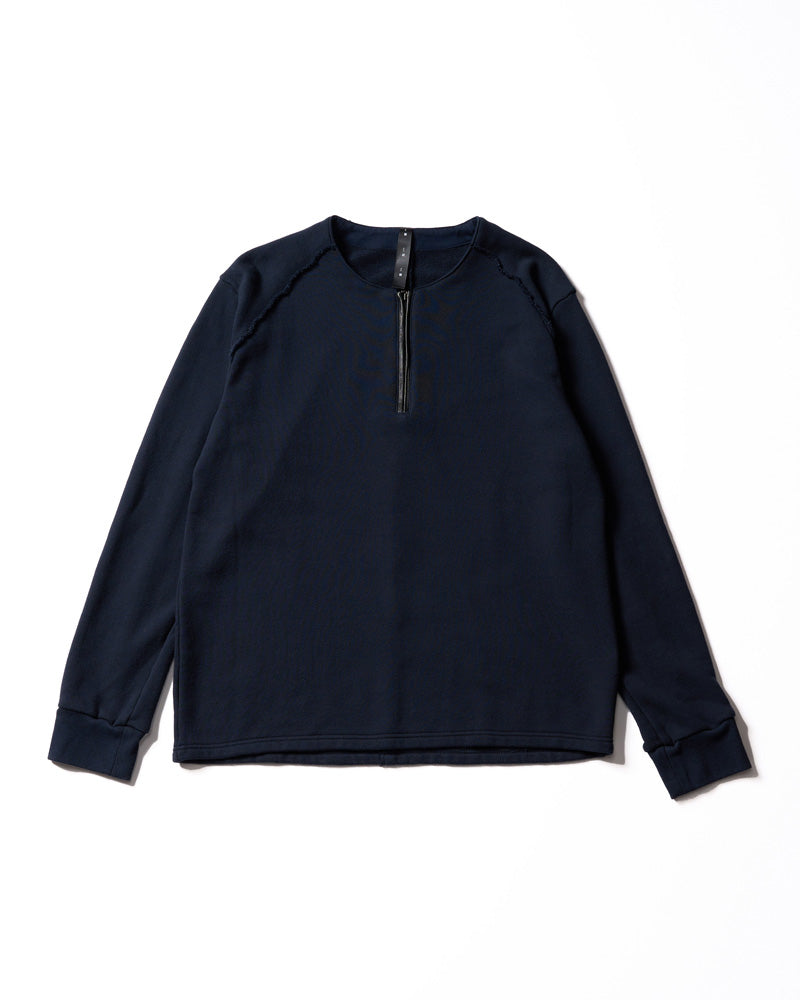 soft luxe urake half-zip sweatshirt