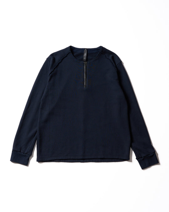soft luxe urake half-zip sweatshirt