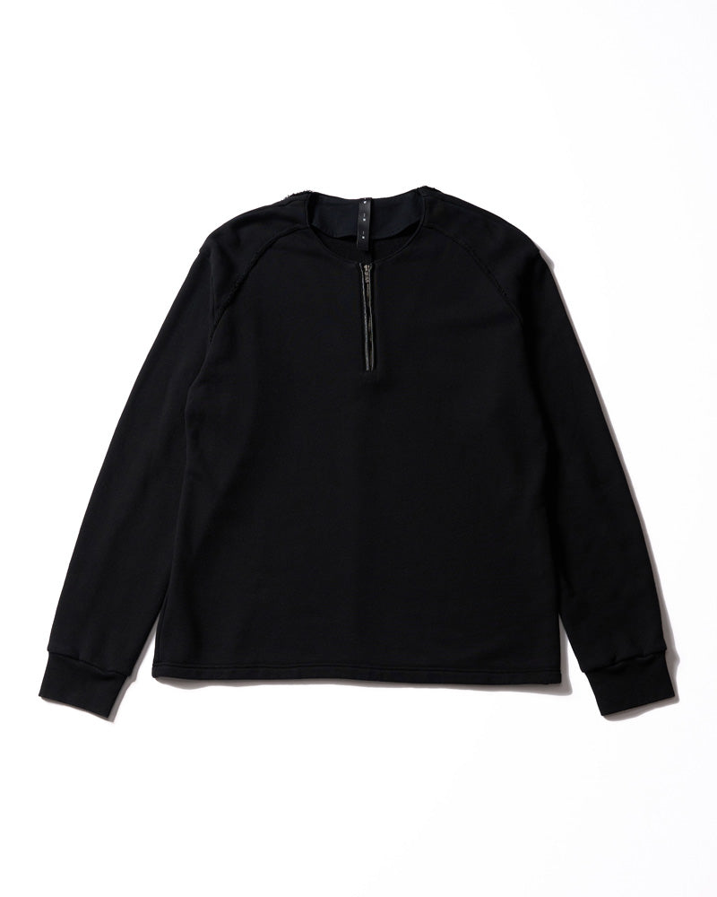 soft luxe urake half-zip sweatshirt