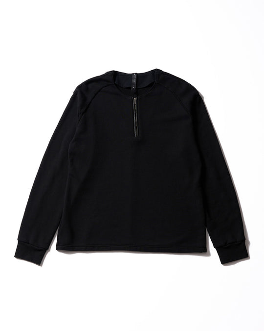 soft luxe urake half-zip sweatshirt