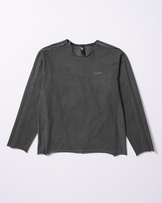 tight jersey cut-off L/S