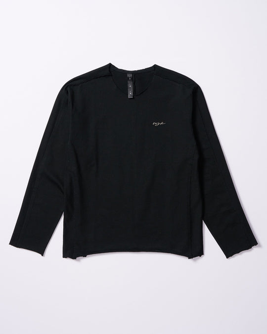 tight jersey cut-off L/S