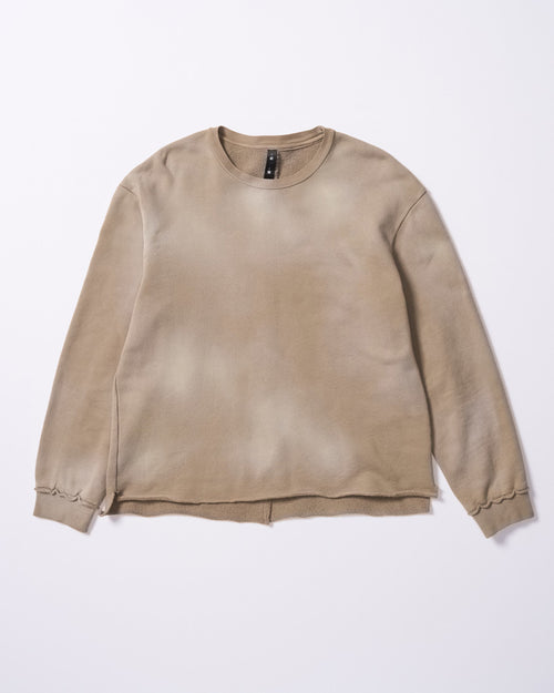 fade cut-off sweatshirt