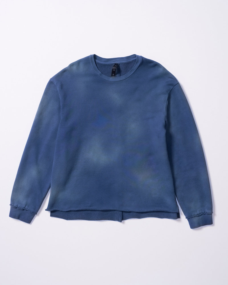 fade cut-off sweatshirt
