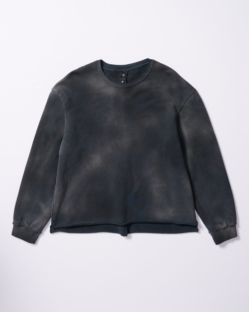 fade cut-off sweatshirt