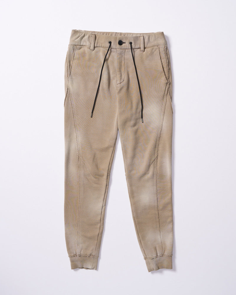 fade switching rib sweat pants