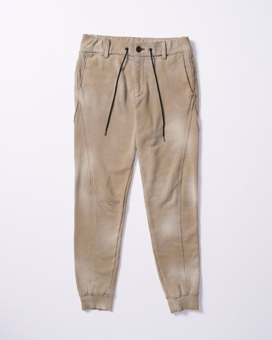 fade switching rib sweat pants
