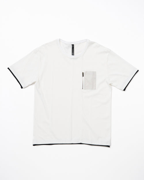 cool touch zip-pocket S/S