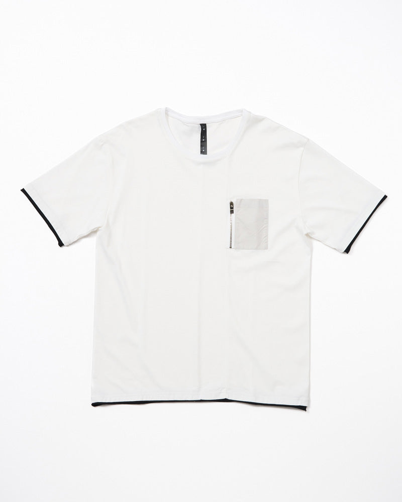 cool touch zip-pocket S/S
