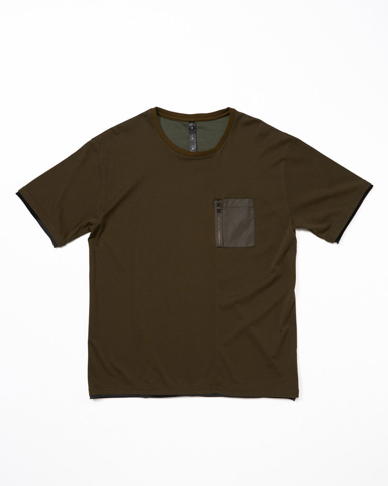 cool touch zip-pocket S/S