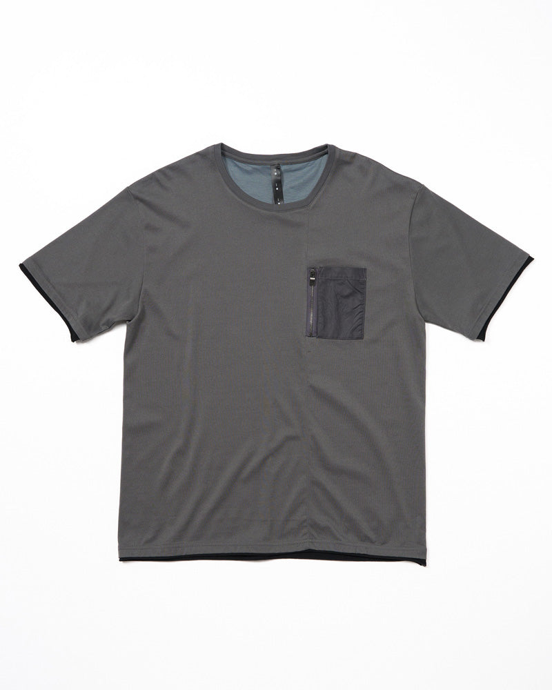 cool touch zip-pocket S/S
