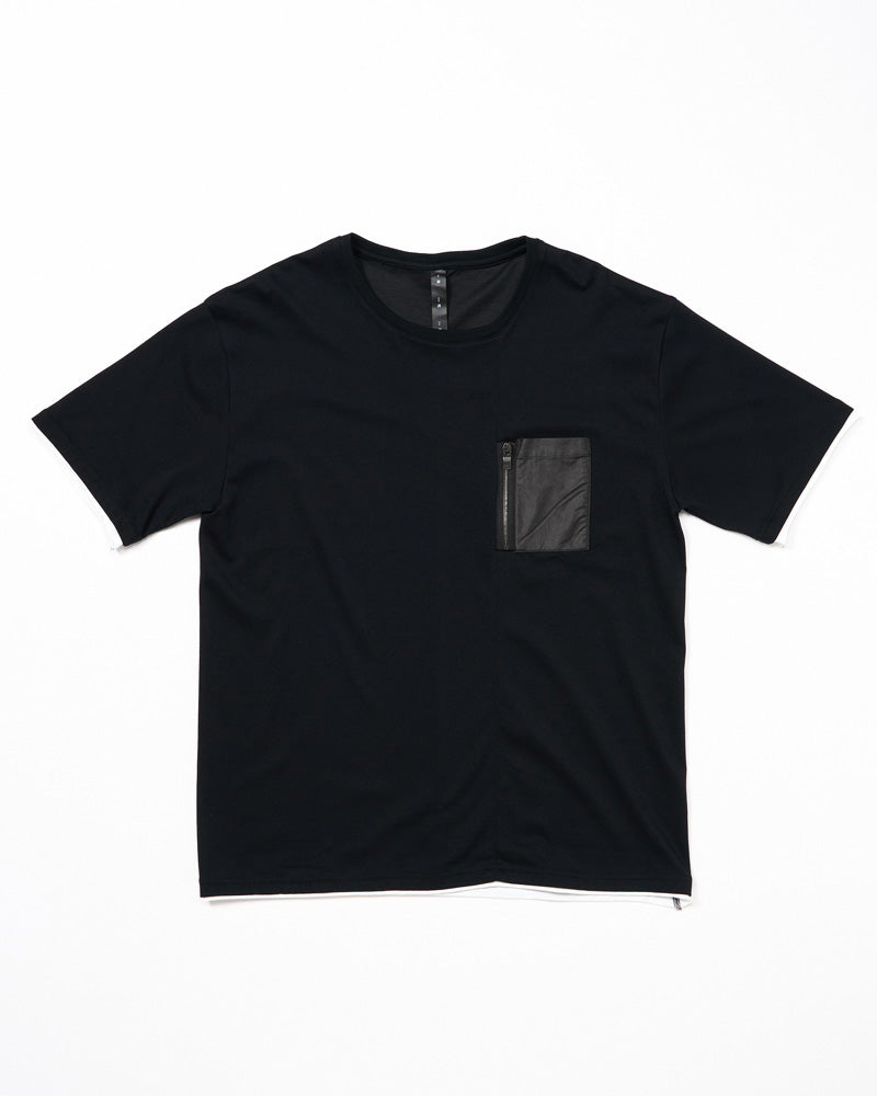 cool touch zip-pocket S/S