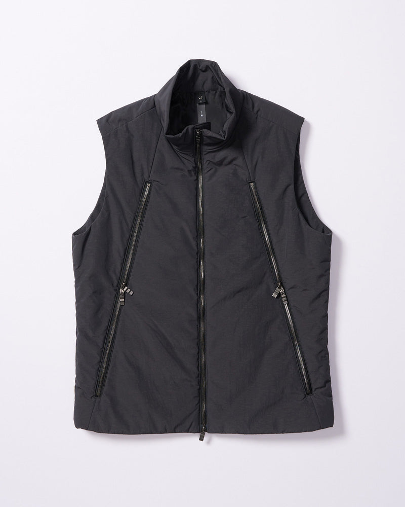 solid zip vest
