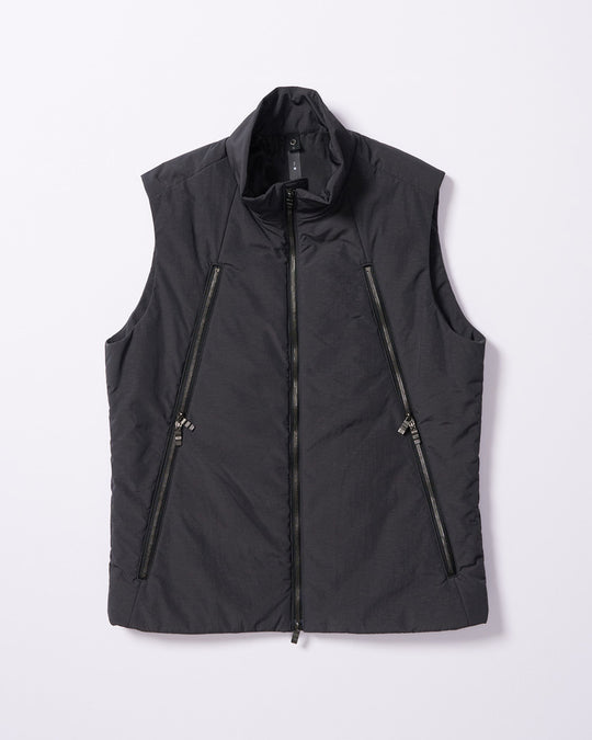 solid zip vest