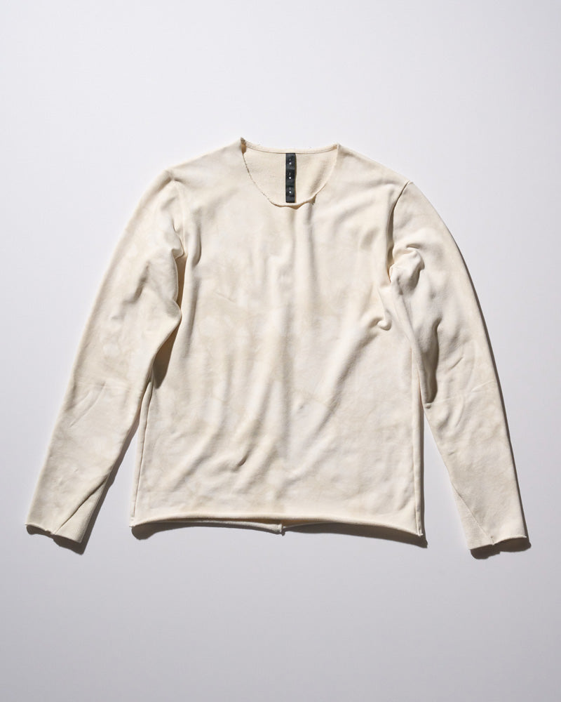 ○WINDANDSEA Damaged Crew neck ダスト加工スウェット