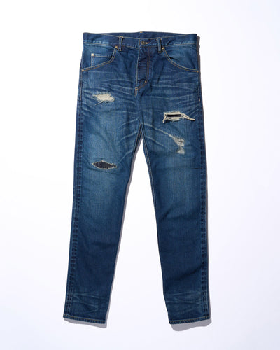 tight straight selvedge denim (used)