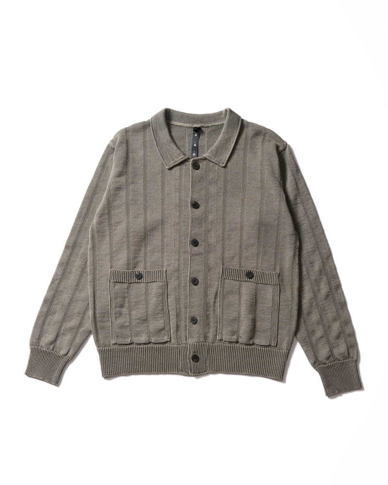 GIMA stripe knit shirt