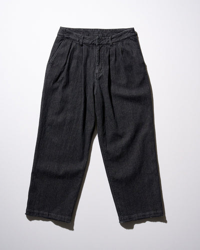 2-tuck wide trousers