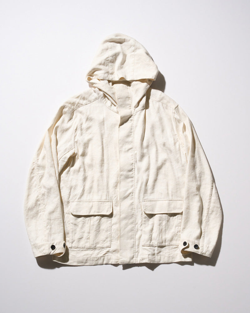 hooded blouson