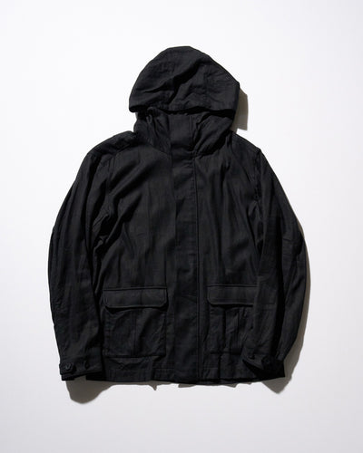 hooded blouson