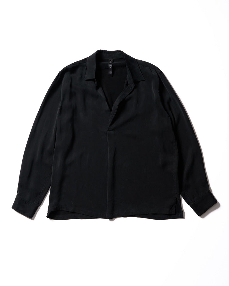 cupro vintage pull-over skipper shirt L/S