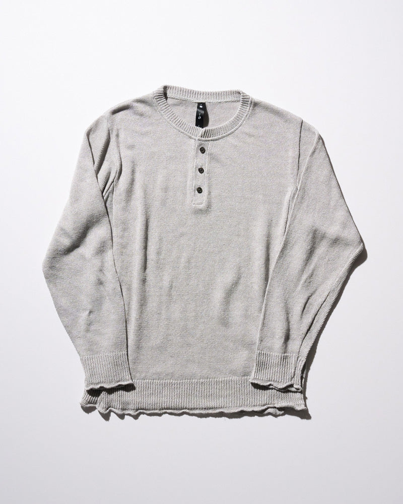 linen henley knit – wjk online store