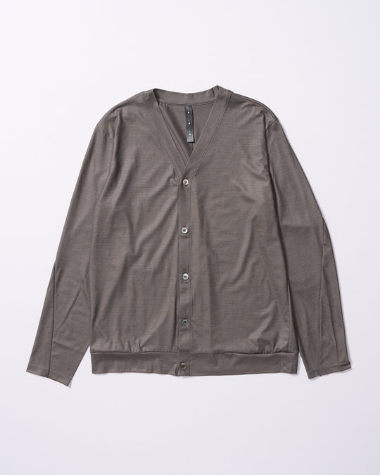 ex.comfy wool middle cardigan