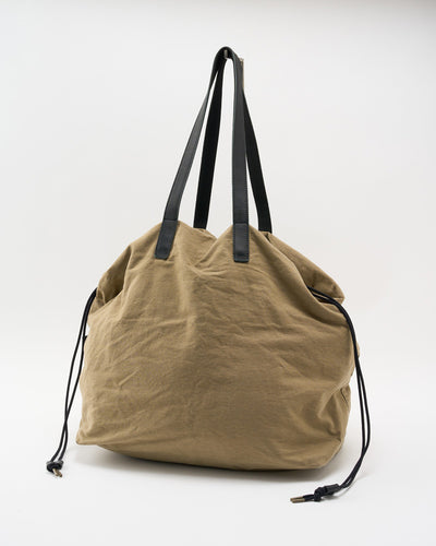 vintage drawstring tote bag