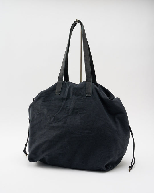 vintage drawstring tote bag