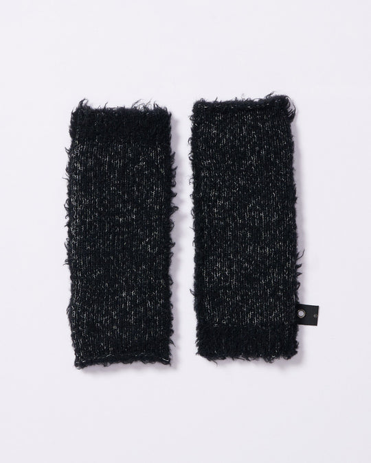 fancy yarn knit hand warmer