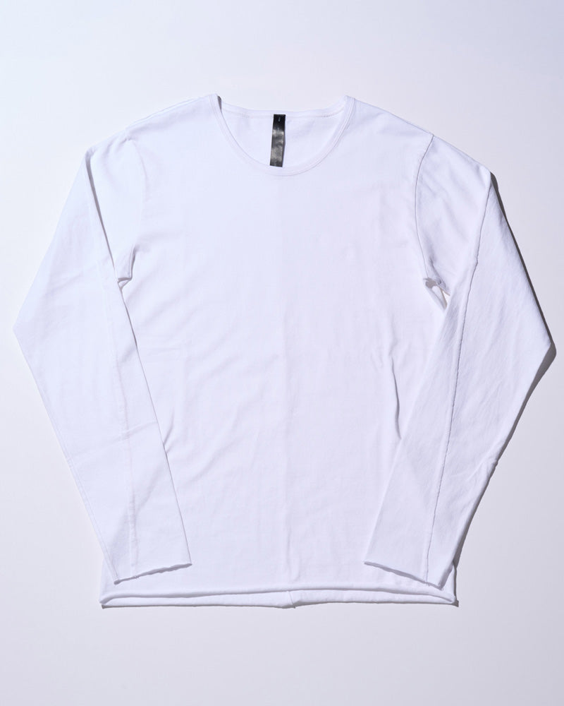 cut-off crew-neck L/S